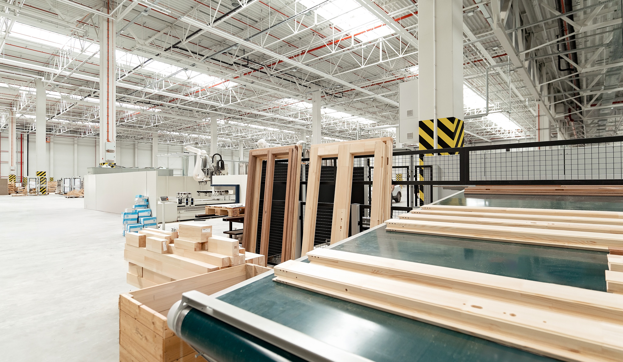 In July, we launched a production plant in Kędzierzyn-Koźle. We have increased our production capacities – this location will specialize in the production of wooden joinery. It also houses a scantling warehouse.