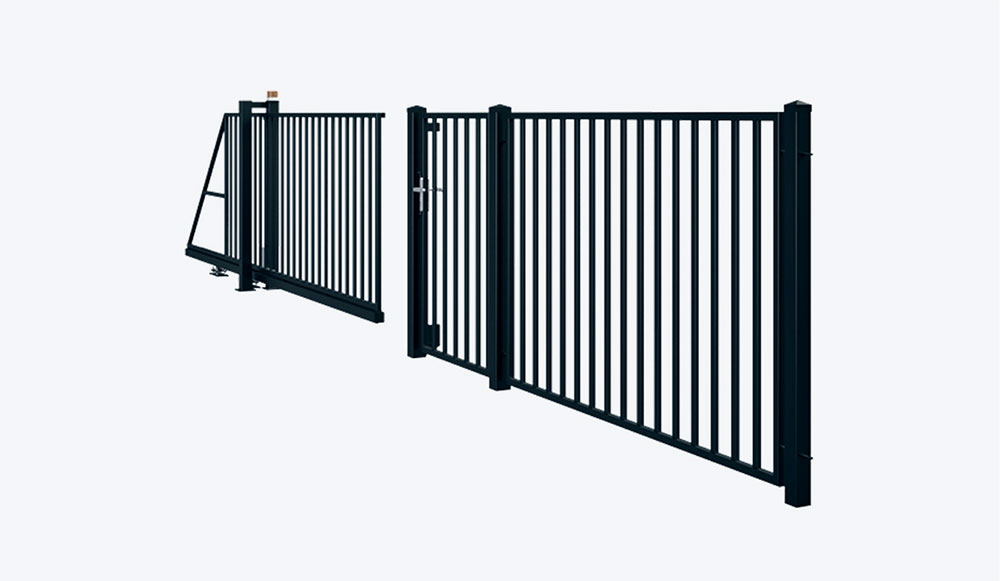 In response to customer requests, we expanded our offer with steel and aluminum fences