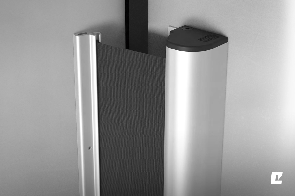 Finger protection in aluminium doors