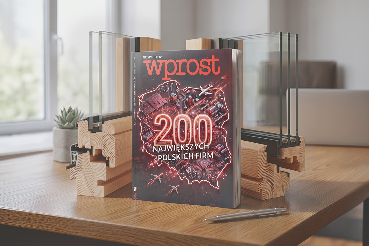 Eko-Okna S.A. is the industry leader and the 41st force in the Polish economy in the Wprost Ranking