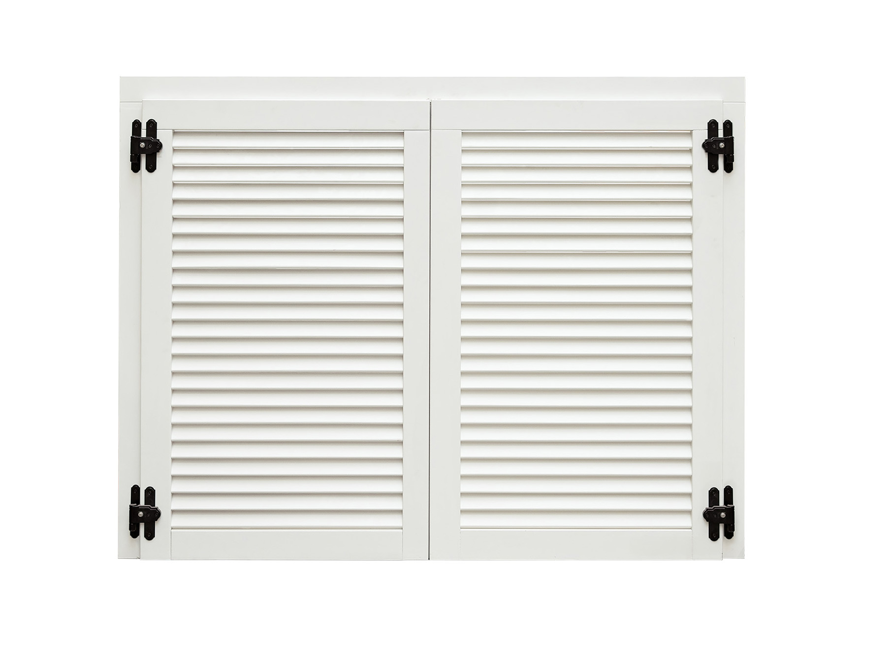 External wooden shutters